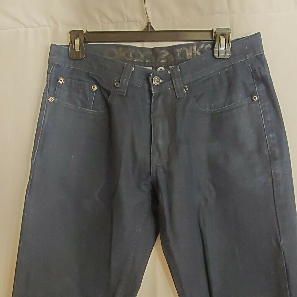 Akademiks Jeanius Level Products Women's size 30x30 Denim Blue Jeans